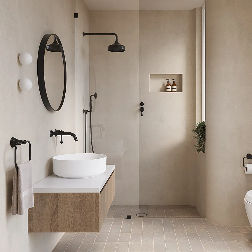 Kingsley ContemporaryBathroom View01 MB