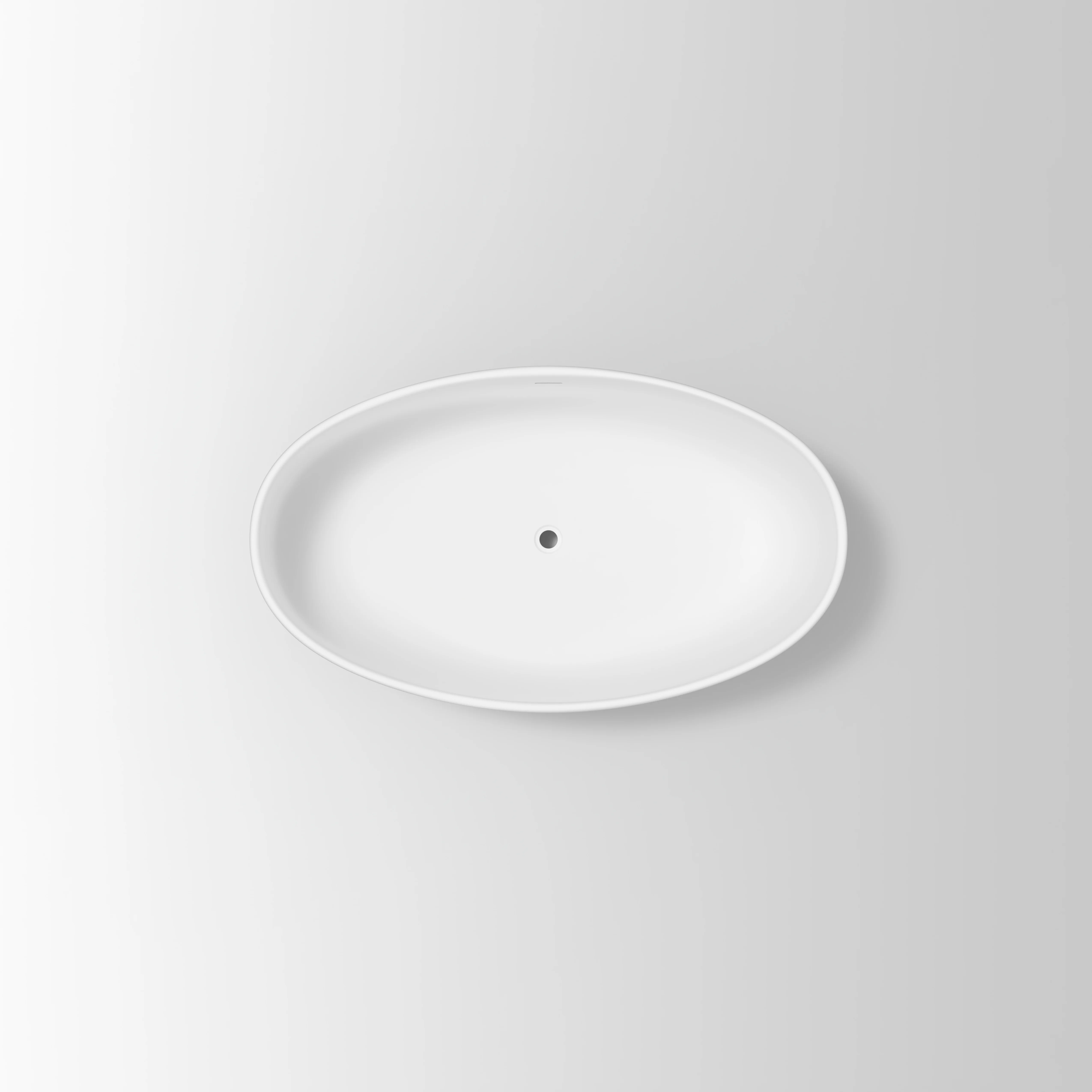 Melia Concrete Bath 1500mm - White 2