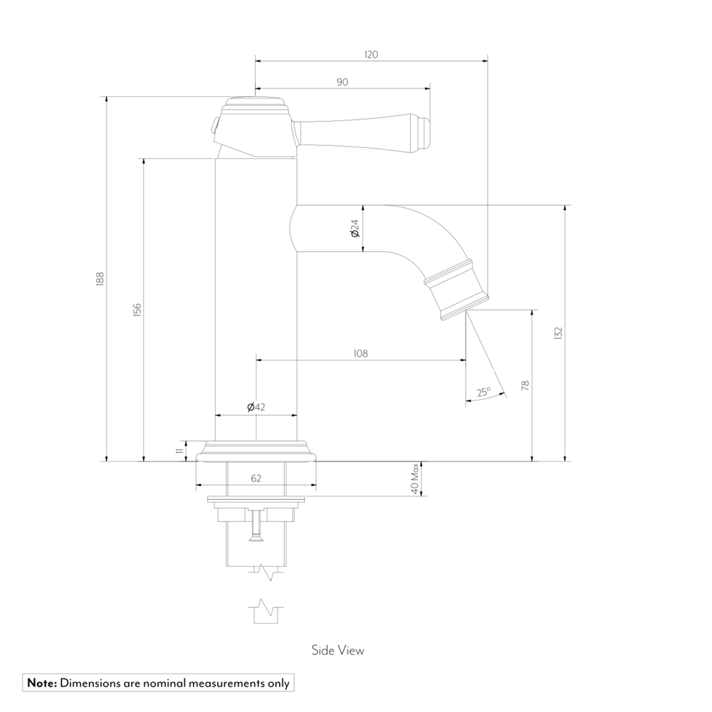 Kingsley Basin Mixer SPEC-01
