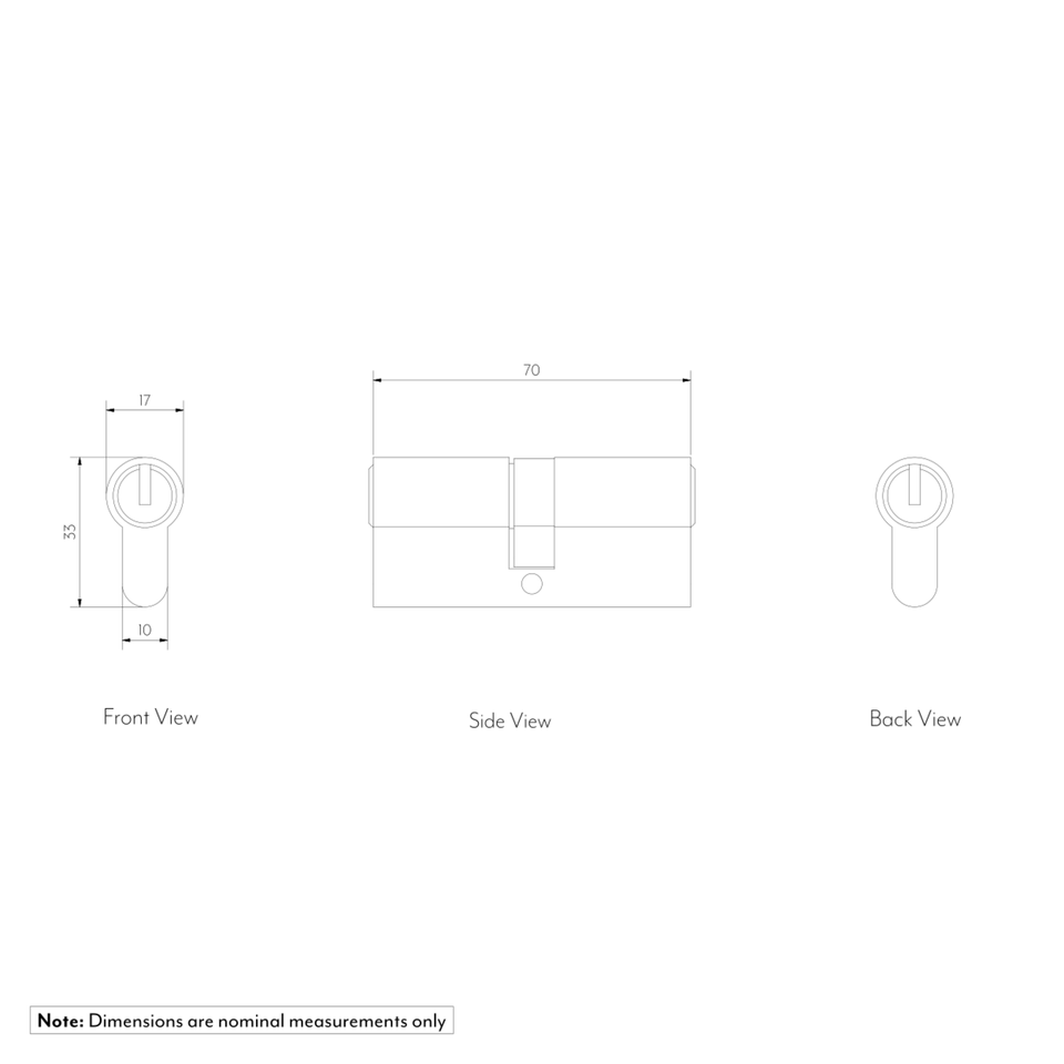 Key to Key Eurocylinder GALLERY SPEC-01