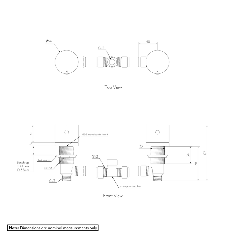 MILANI Assembly Bench mounted Taps Gallery Spec-01
