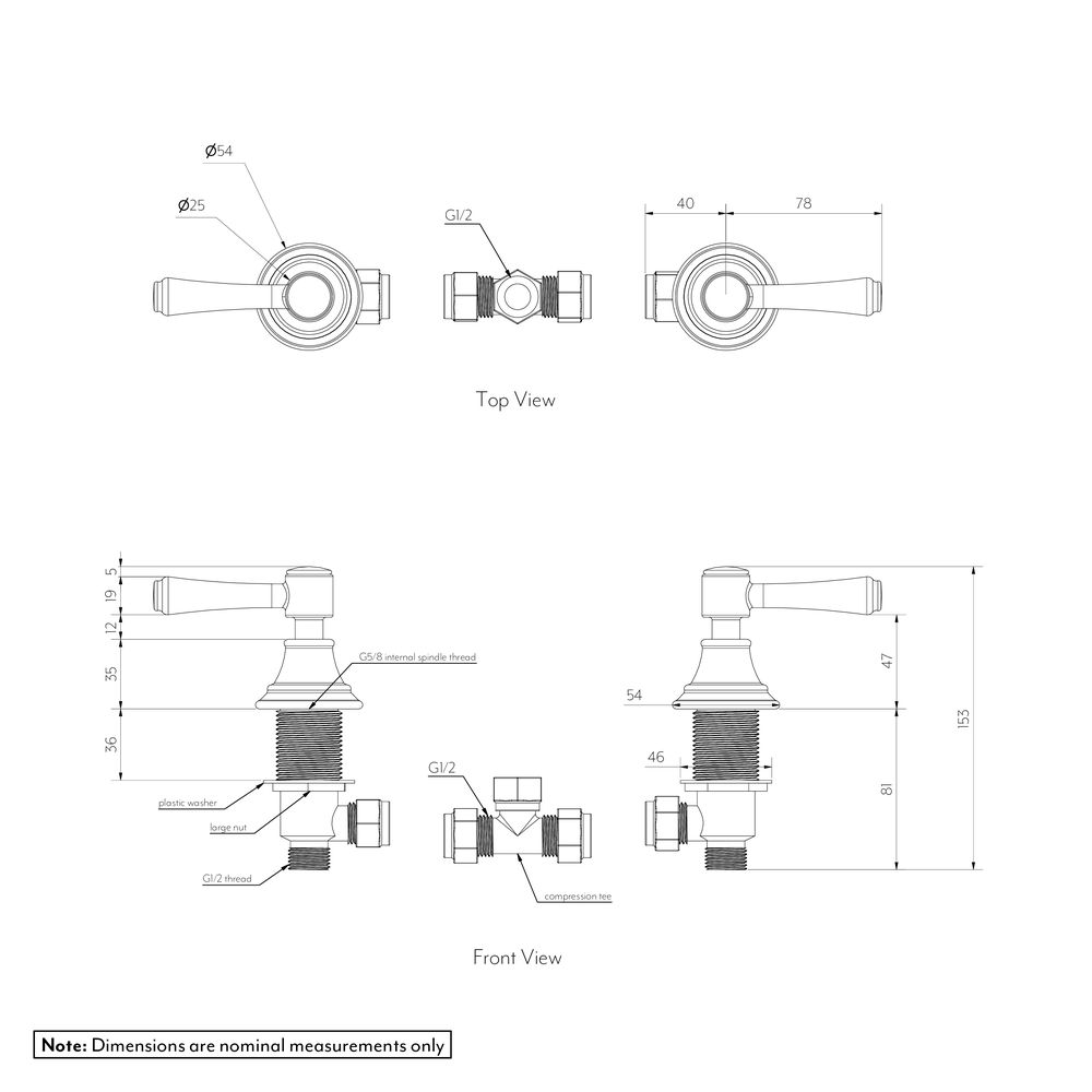 KINGSLEY Assembly Bench Mounted Taps Gallery Spec-01