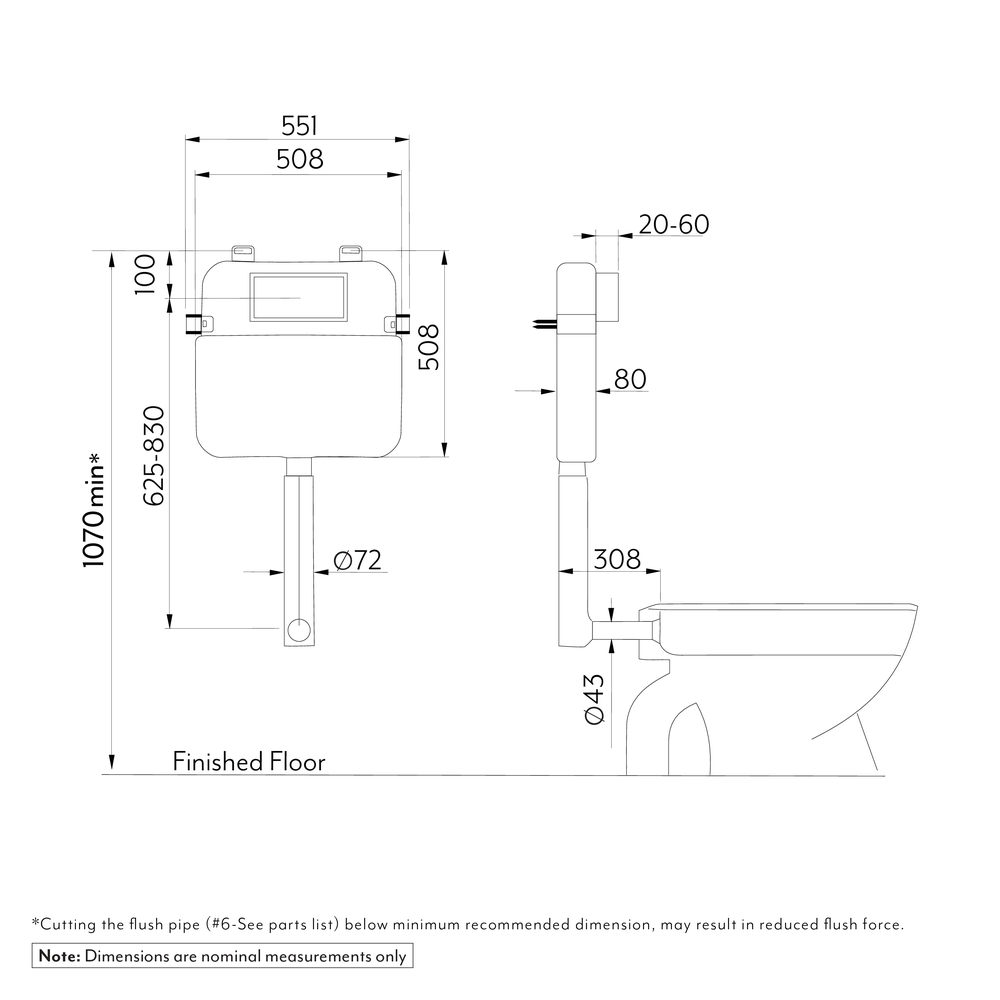 In Wall Cistern - GALLERY SPEC-01
