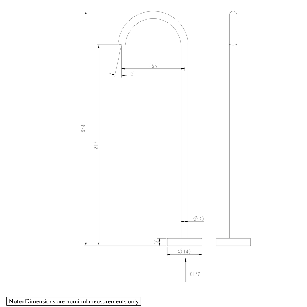 Floor-Mounted-Bath-Filler Spec-01