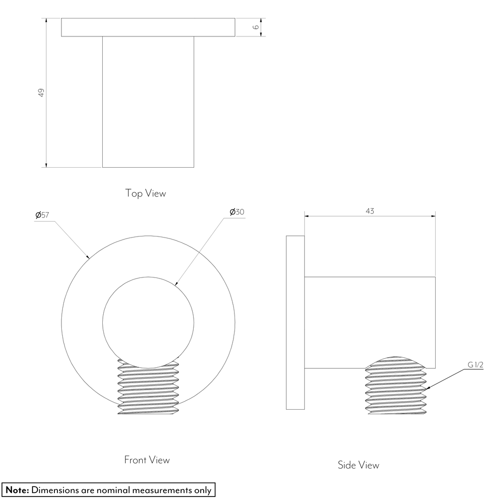 Round hand Shower BP SPEC-01