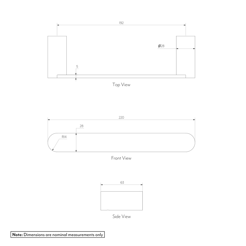 MILANI Hand Towel Holder GALLERY SPEC-01