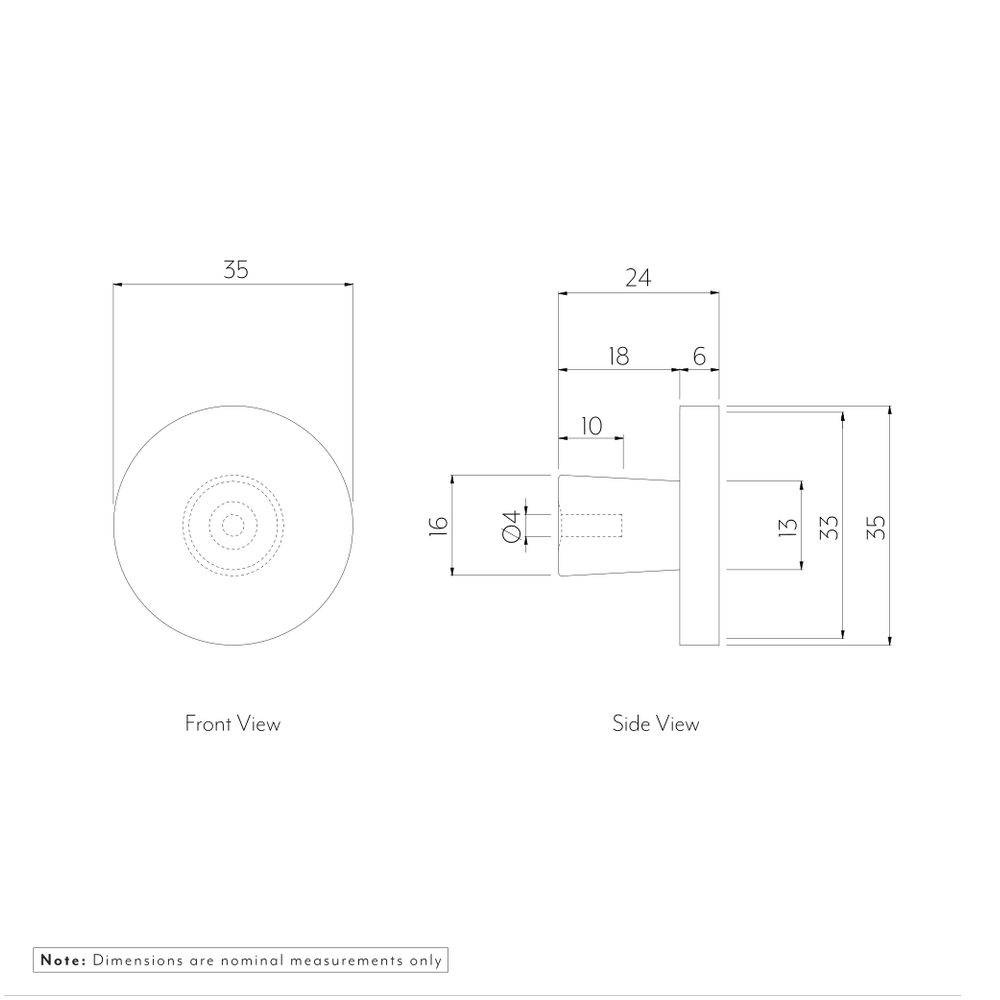 Pika Cabinetry Knob Spec-01