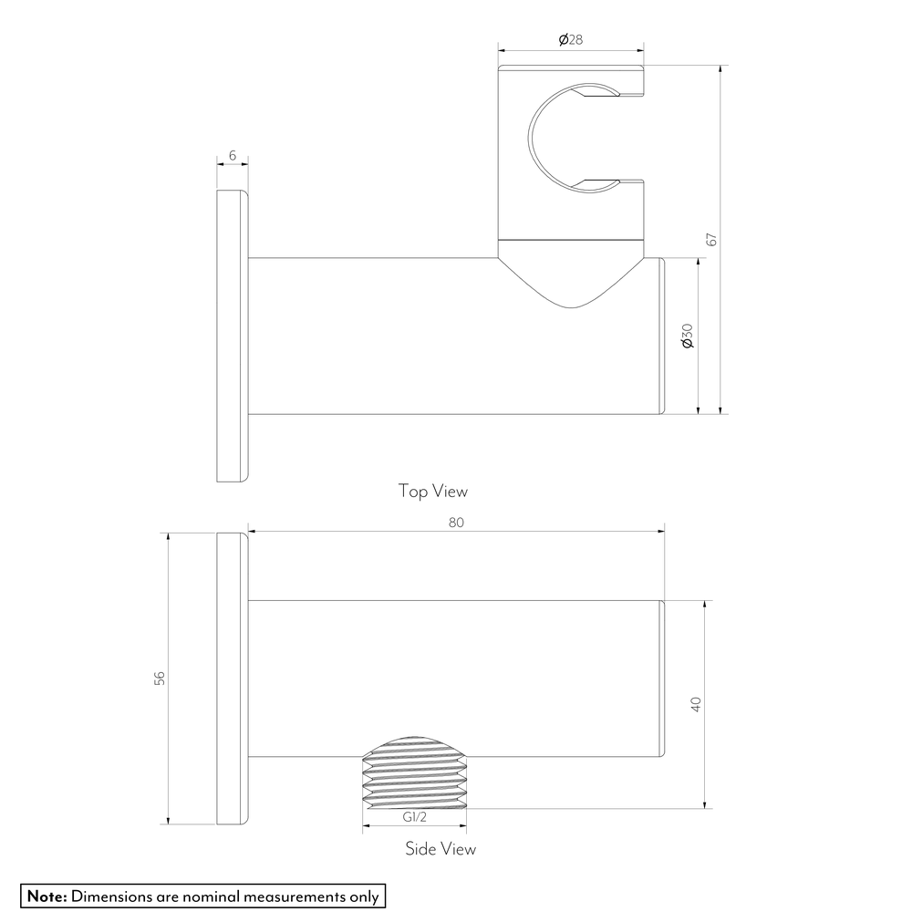 Adjustable Hand Shower Holder BP GALLERY SPEC-01