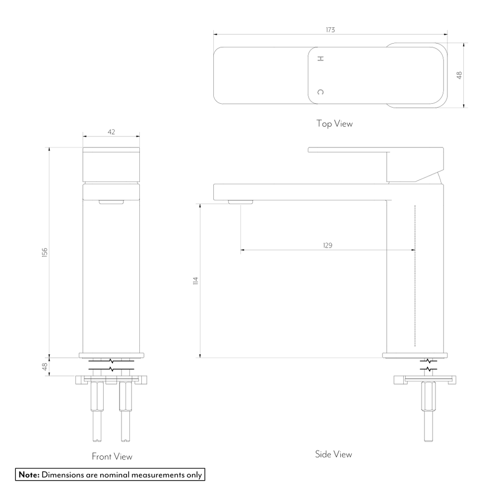 Nesso Basin Mixer SPEC