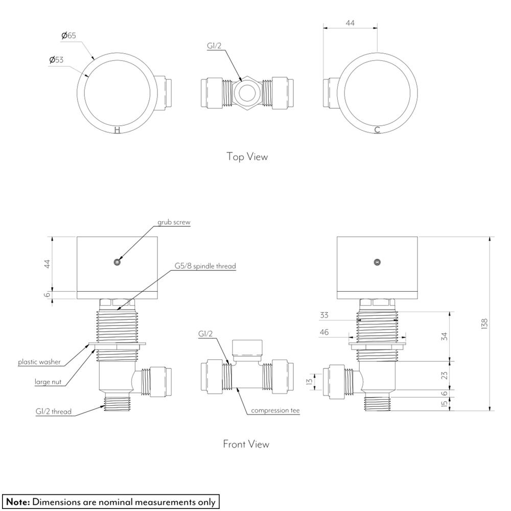 PIXI Tile Insert Assembly Bench Mounted Taps Gallery Spec-01