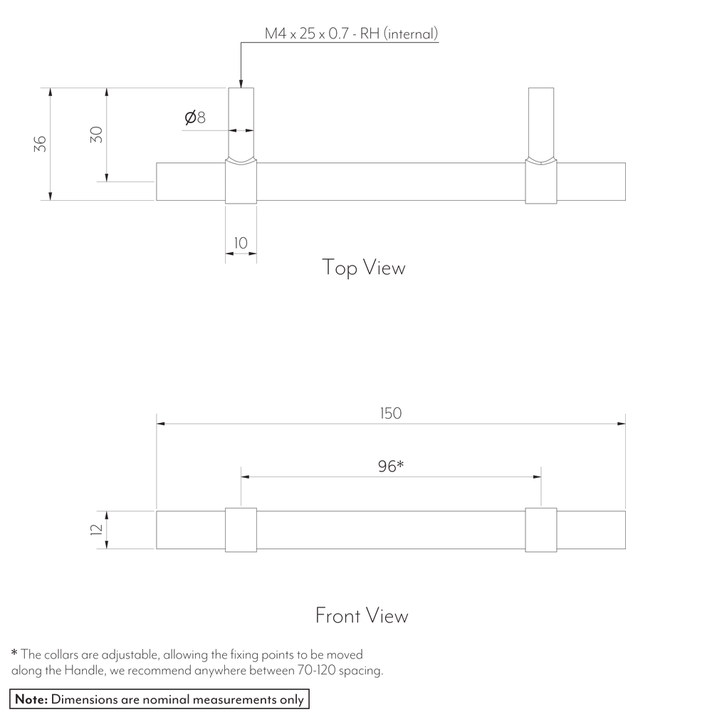 Adjustable Cab Pull 150 GALLERY SPEC-01