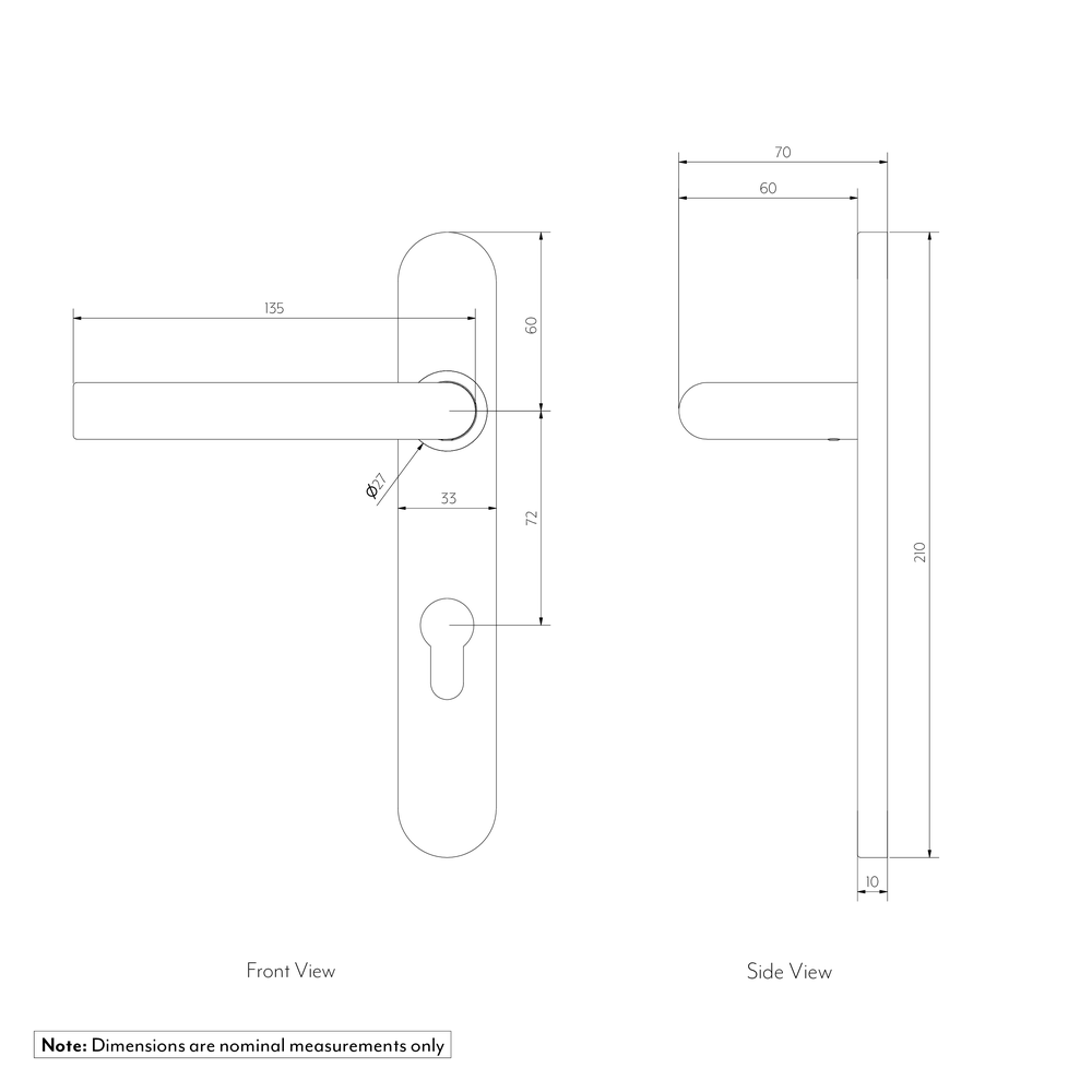 Davis Entry Door Handle GALLERY SPEC-01