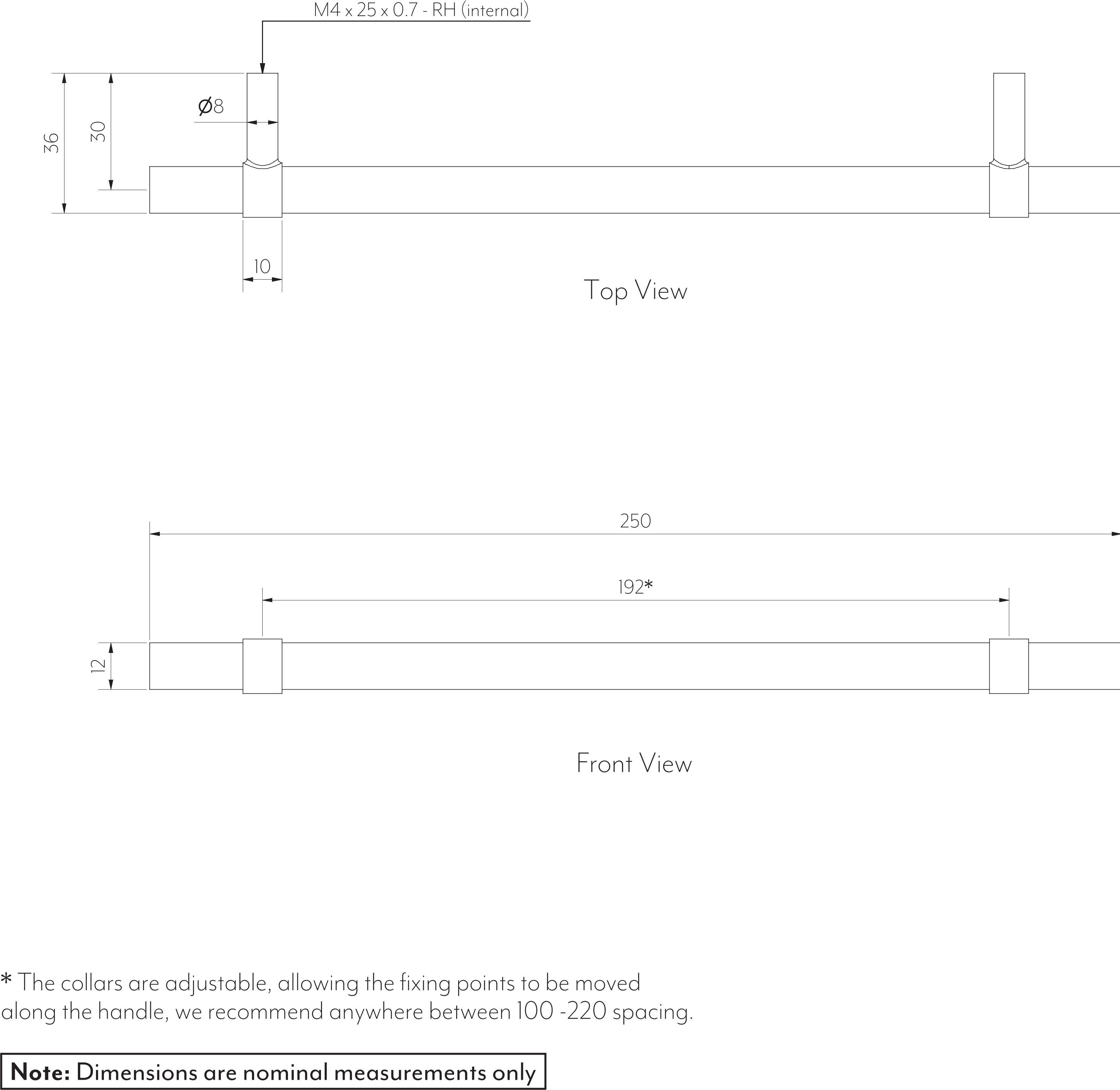 Adjustable Cab Pull 250 GALLERY SPEC-01