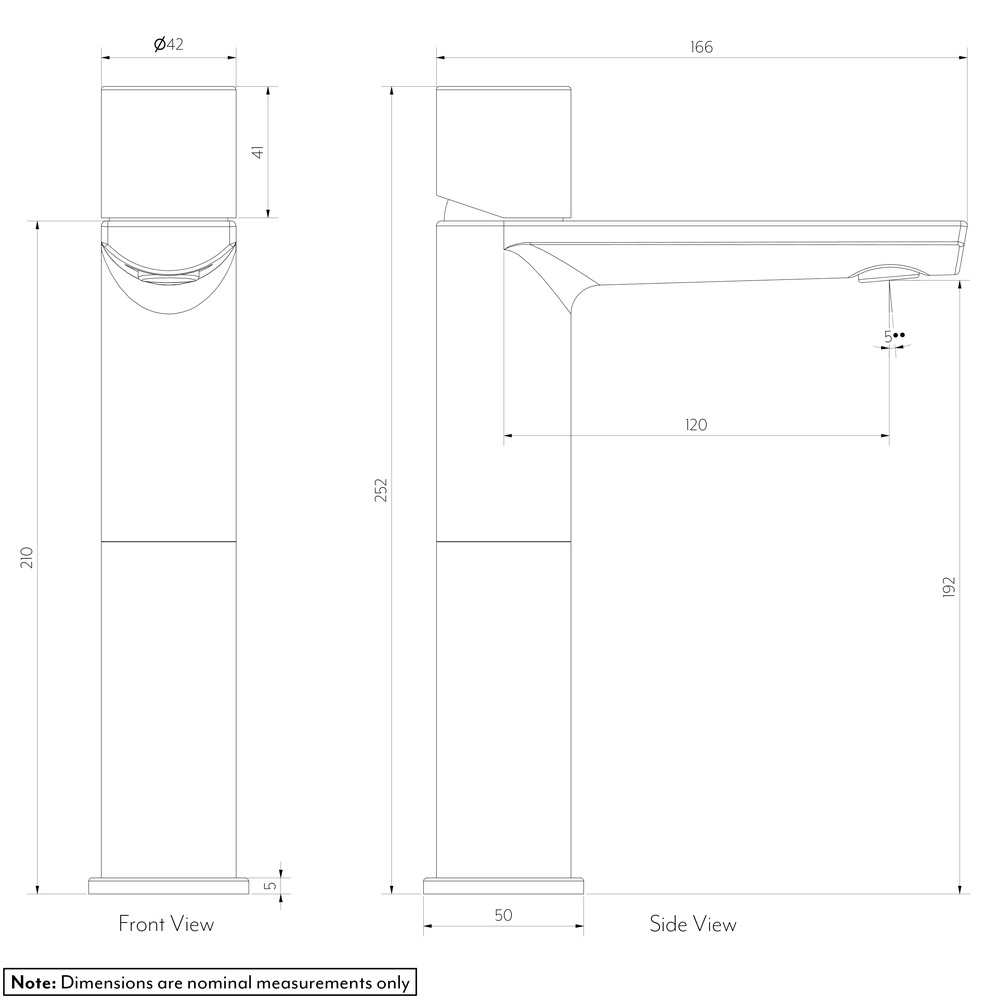 MILANI Extended Basin Mixer SPEC-01