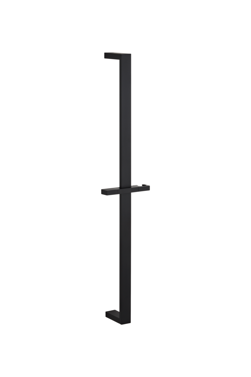 (D)Lior Flat Shower Rail - Matte Black