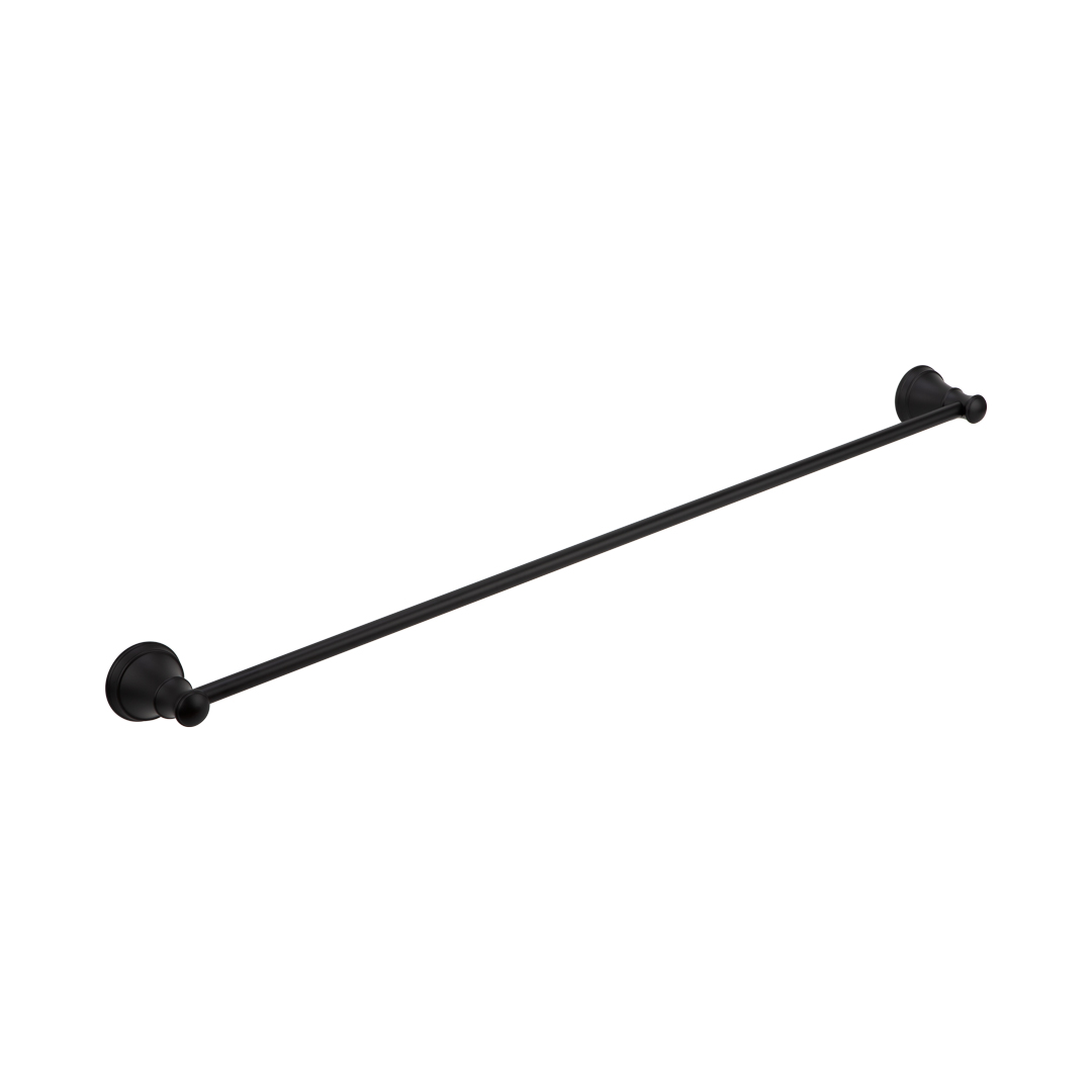 Kingsley Single Towel Rail – Matte Black