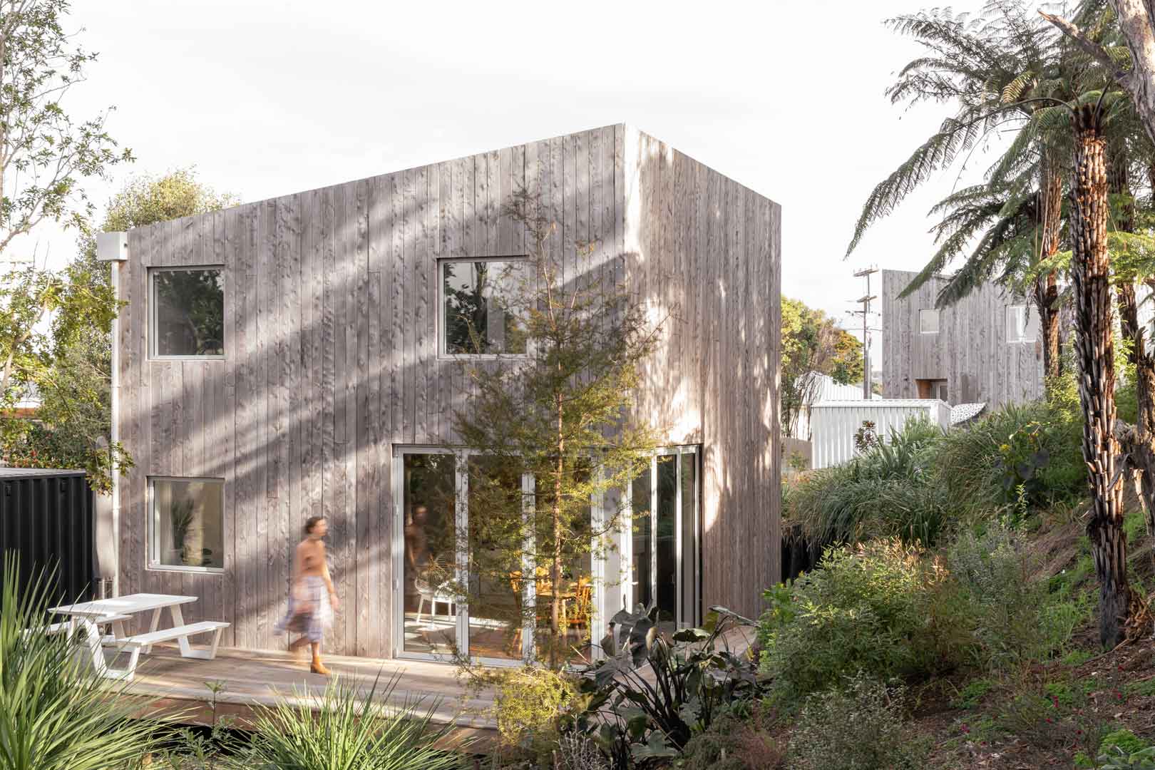 A-tiny-home-in-New-Zealand-blends-into-the-coastal-landscape