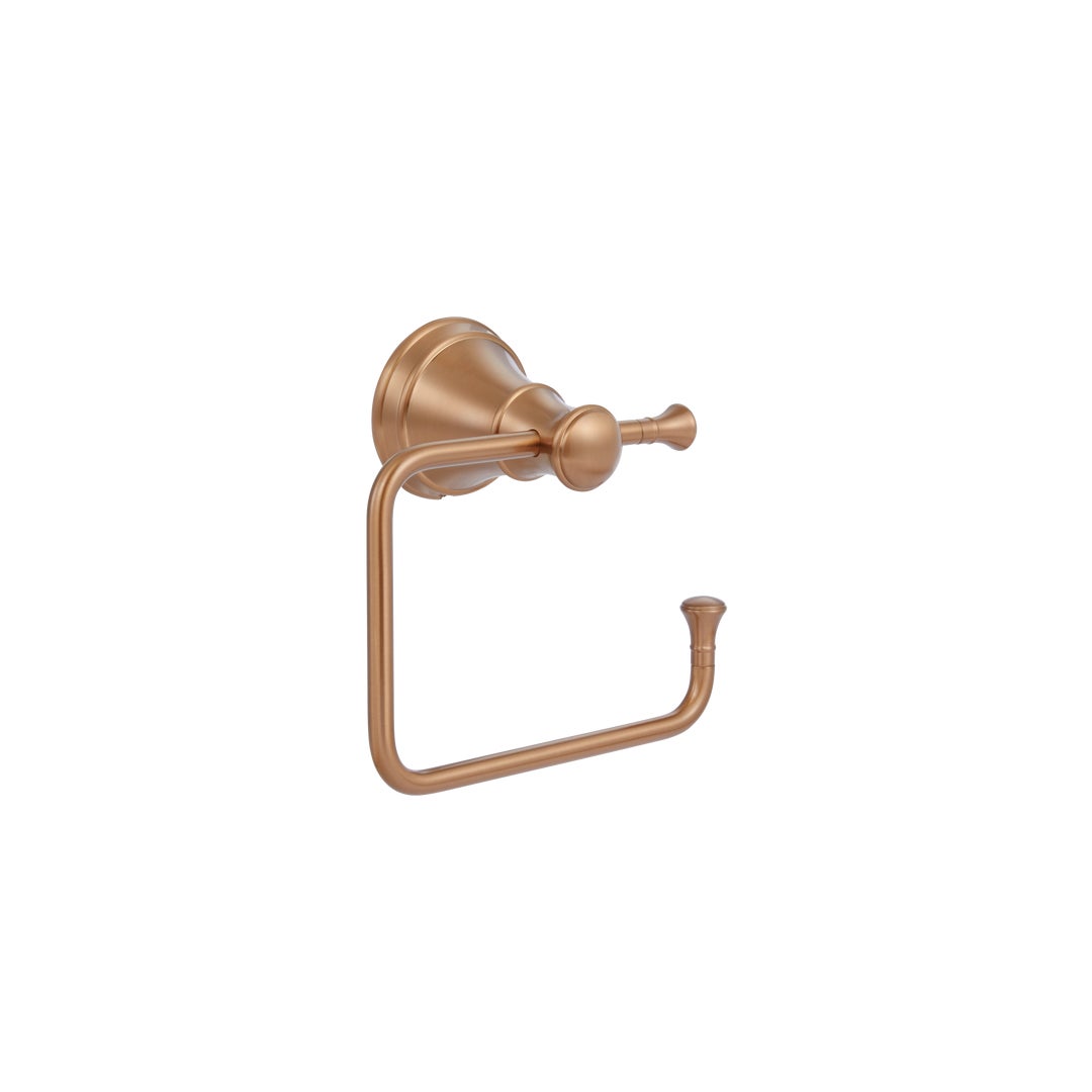 Kingsley Toilet Roll Holder – Brushed Copper